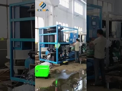 Macchine per il ghiaccio a tubo in fase di messa in servizio