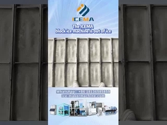 Sito di messa in servizio delle macchine per il blocco di ghiaccio industriale