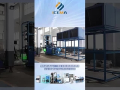 Display della macchina per il ghiaccio a tubo da 15 tonnellate