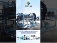 macchine per ghiaccio a cubo in fase di messa in servizio