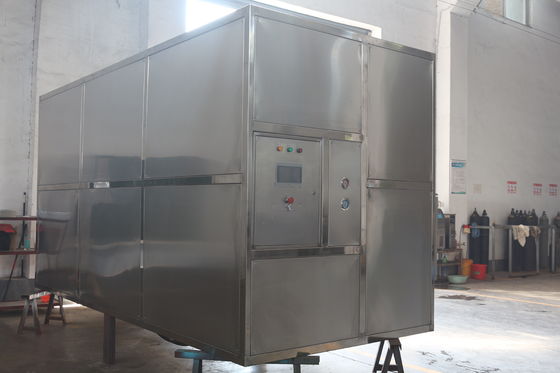 Macchina per cubetti di ghiaccio industriale 5T/24H Acciaio inossidabile 304