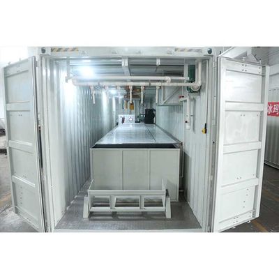 macchina per il ghiaccio industriale del blocco della macchina per il ghiaccio del contenitore 10t/24h R404a R22