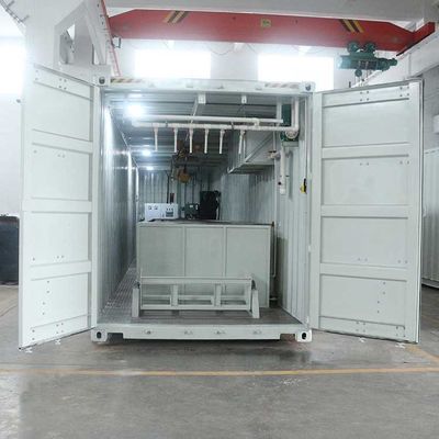 Buon prezzo macchina per il ghiaccio industriale del blocco della macchina per il ghiaccio del contenitore 10t/24h R404a R22 in linea