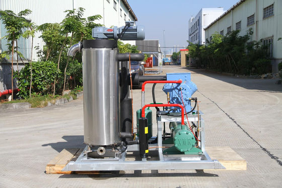 Macchina di fabbricazione di ghiaccio della macchina del ghiaccio dei residui 3T/24H per frutti di mare