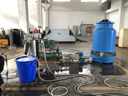 Macchina di fabbricazione di ghiaccio della macchina del ghiaccio dei residui 3T/24H per frutti di mare