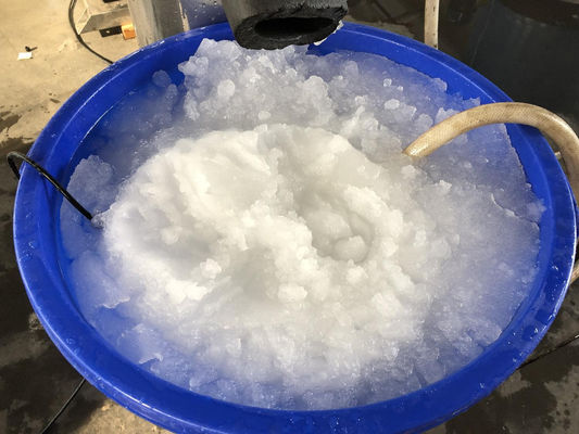 Macchina di fabbricazione di ghiaccio della macchina del ghiaccio dei residui 3T/24H per frutti di mare