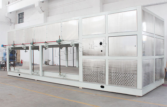 Industria Macchine per la fabbricazione di blocchi di ghiaccio a raffreddamento diretto 1 tonnellata 2 tonnellata 3 tonnellata 5 tonnellata 10 tonnellata 15 tonnellata 20 tonnellata