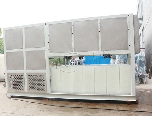 Macchina per fabbricare i mattoni di ghiaccio a raffreddamento diretto da 20 tonnellate industriale