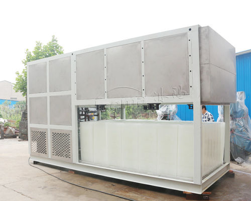 Macchina per il ghiaccio a blocco a raffreddamento diretto 5000KG 5T CE 1800W