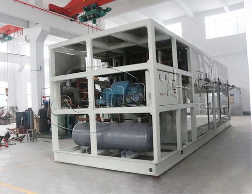 Acqua dolce di raffreddamento diretta della macchina del ghiaccio del blocchetto di R22 R404A industriale 10 tonnellate