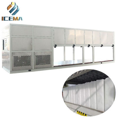 Buon prezzo Macchina industriale per la produzione di ghiaccio a blocchi di acqua dolce 10T 10000kg 10T/24H in linea