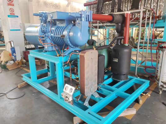 6450*2360*2530mm L*W*H macchina per la fabbricazione di blocchi di ghiaccio secco per una capacità giornaliera da 1 a 10 tonnellate