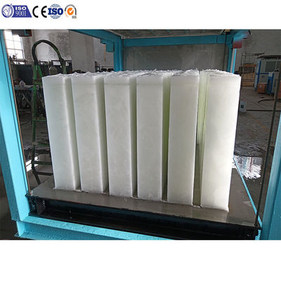 6450*2360*2530mm L*W*H macchina per la fabbricazione di blocchi di ghiaccio secco per una capacità giornaliera da 1 a 10 tonnellate