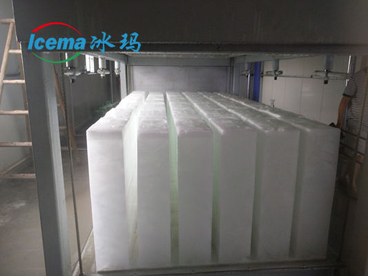 Blocco di ghiaccio industriale automatico da 25 tonnellate che fa il raffreddamento diretto della macchina