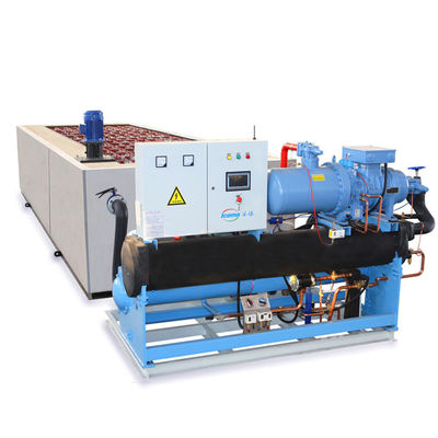 macchina del ghiaccio 5T 6T 8T 10T del blocchetto di refrigerazione della salamoia di 1T 2T 3T