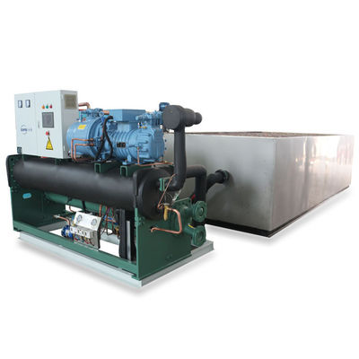 Macchina industriale per la produzione di blocchi di ghiaccio da 15 tonnellate grande 19.75KW