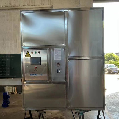 Buon prezzo cubetto di ghiaccio automatico della macchina per la produzione di ghiaccio industriale 3T/24h grande per la caffetteria/bevanda/industria/fabbrica del ghiaccio in linea