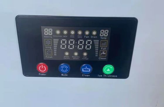 Macchina per la produzione di cubetti di ghiaccio automatica commerciale piccola da 36 kg / 24 ore