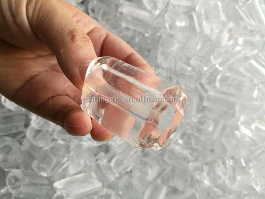 Macchine per il ghiaccio in tubi industriali 3T/giorno CE Commercial Tube Ice Maker System per la conservazione fresca