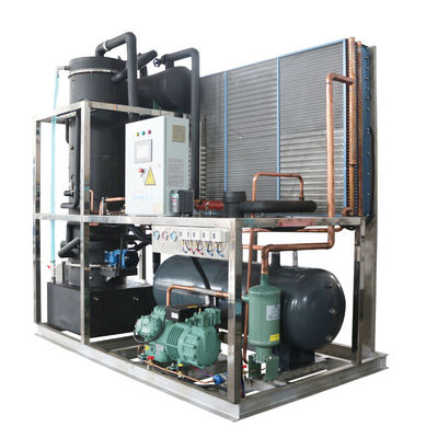 Alta efficienza Industrial 21T 22T 23T 24T 25T Tube Ice Making Machine Ice Tube Maker Machine March Expo Prezzo di fabbrica