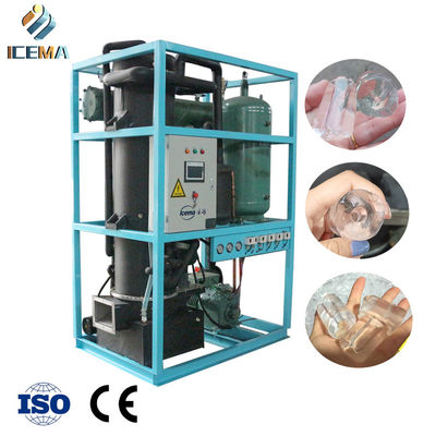Buon prezzo Macchina per la produzione di ghiaccio a tubo commerciale da 15 tonnellate / 24 ore in acciaio inossidabile in linea