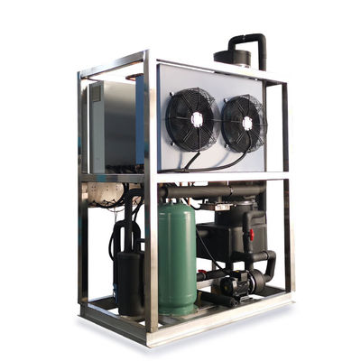 Buon prezzo Macchina di produzione di tubi di ghiaccio di alta qualità 1 tonnellata/24 ore piccola macchina di ghiaccio tubolare per cola/caffè/bevande in linea