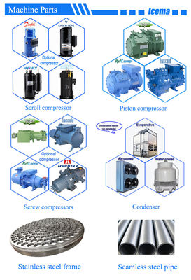 Macchina di produzione di tubi di ghiaccio di alta qualità 1 tonnellata/24 ore piccola macchina di ghiaccio tubolare per cola/caffè/bevande