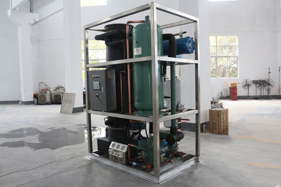 Macchine per il ghiaccio a tubo industriale 1T/24H per la trasformazione alimentare nei laboratori dell'industria della ristorazione