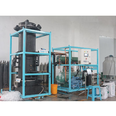 Macchine per il ghiaccio a tubo industriale 1T/24H per la trasformazione alimentare nei laboratori dell'industria della ristorazione
