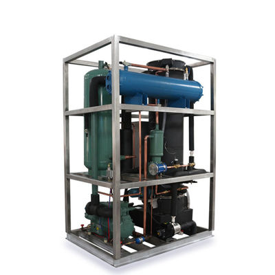 Buon prezzo 1 Period Ice Tube Maker Machine con capacità di produzione di 1T/24h in linea