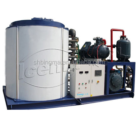 Buon prezzo macchine del ghiaccio industriali d'acqua dolce del fiocco della macchina del ghiaccio 15T 20T 25T 30T del fiocco di 5T 8T 10T in linea