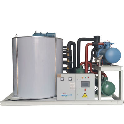 Buon prezzo Raffreddamento diretto della macchina per il ghiaccio in scaglie d'acqua dolce da 20 tonnellate in linea