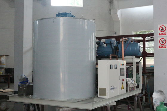 Raffreddamento diretto della macchina per il ghiaccio in scaglie d'acqua dolce da 20 tonnellate