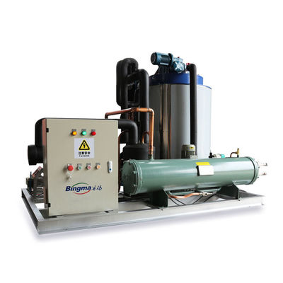 Macchina automatica per il ghiaccio in scaglie di acqua dolce 50 tonnellate di raffreddamento diretto
