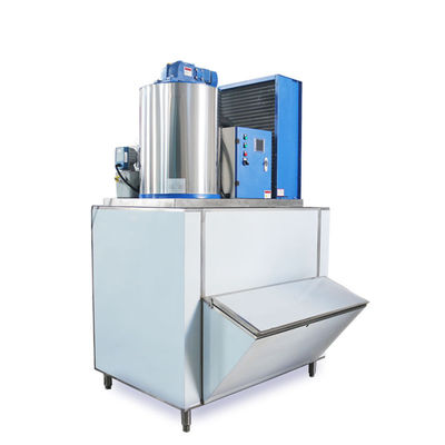 Buon prezzo Macchina commerciale automatica per scaglie di ghiaccio da 800 kg / 24 ore in linea