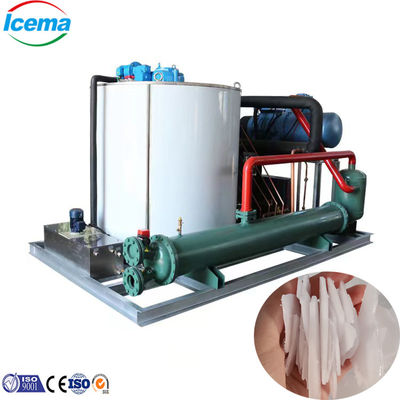 Macchina automatica per la produzione di ghiaccio a fiocco di neve da 20 t/h per la pesca di frutti di mare freschi