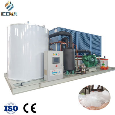 Buon prezzo Macchina per il ghiaccio a scaglie d'acqua dolce completamente automatica 25T/H 380V in linea