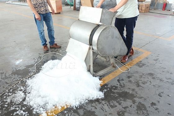 230W 100kg/Min Commercial Ice Crusher Machine all'aperto