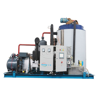 Macchina per il ghiaccio in scaglie di acqua di mare commerciale da 5 tonnellate 20,5 kW