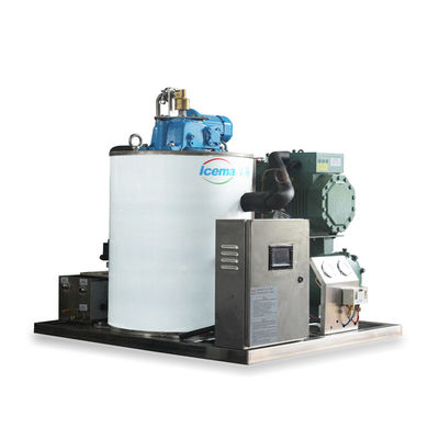 Buon prezzo 10T/24H Acqua di mare Flake Ice Machine Ice Maker Industrial Commercial Installato su una nave in linea