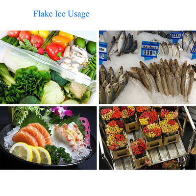 10T/24H Acqua di mare Flake Ice Machine Ice Maker Industrial Commercial Installato su una nave