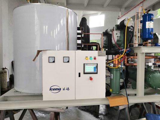 Cina 50 tonnellate/giorno macchine per il raffreddamento con fiocco di neve in contenitori con prezzo di fabbrica