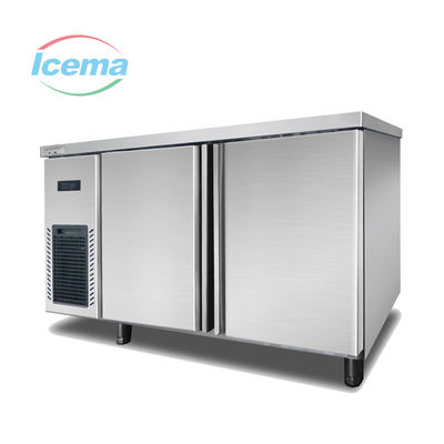 Buon prezzo Frigorifero in acciaio inossidabile con contenitori regolabili e tecnologia di refrigerazione R404A in linea