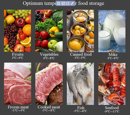 Prezzo di fabbrica diretto frigorifero frigorifero commerciale frigorifero verticale a doppia temperatura per hotel domestici