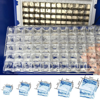 comprare Fabbricante di cubetti di ghiaccio industriali raffreddati ad aria / acqua con materiale di corpo in acciaio inossidabile online manufacture