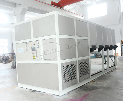 Macchina per ghiaccio a blocco di raffreddamento diretto con 1 liquido refrigerante R22 / R404A