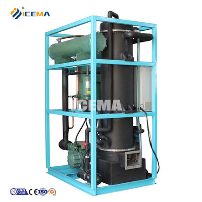 R404 Frigorifero 1T-40T Macchina automatica per ghiaccio a tubo per uso commerciale e industriale
