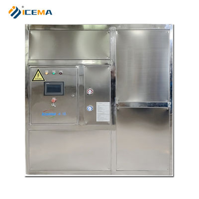 Macchina industriale per la fabbricazione di cubi di ghiaccio da 5 tonnellate a 10 tonnellate con numero di ghiaccio 19X21X6 di ICEMA