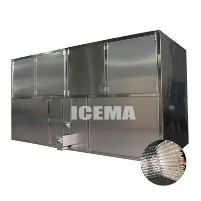 Buon prezzo Home 5 tonnellate 10 tonnellate 5000 kg Ice Cube Maker con progettazione industriale e funzionamento automatico in linea