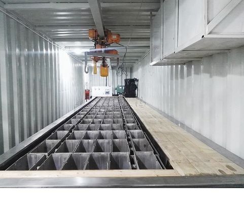 Negozio alimentare Contenitore industriale Blocco gelatiere Ghiaccio Peso 25kg 50kg 100kg Consumo